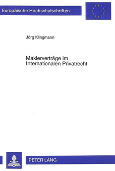 Maklervertraege Im Internationalen Privatrecht : 2623
