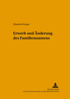 Erwerb Und Aenderung Des Familiennamens : 29