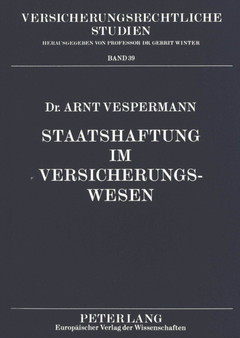 Staatshaftung im Versicherungswesen