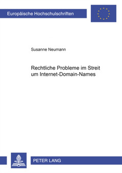 Rechtliche Probleme Im Streit Um Internet-Domain-Names : 3775
