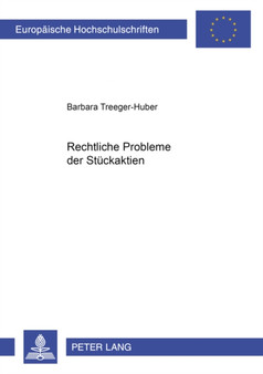 Rechtliche Probleme Der Stueckaktien : 3897