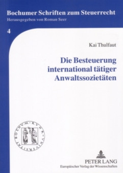 Die Besteuerung International Taetiger Anwaltssozietaeten : 4