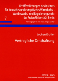 Vertragliche Dritthaftung : Eine Auseinandersetzung Mit Der Frage Der Dritthaftung Von Sogenannten Experten Und Anderen Auskunftspersonen Im Rahmen Des 311 Abs. 3 Bgb : 7