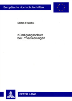 Kuendigungsschutz Bei Privatisierungen : 4731