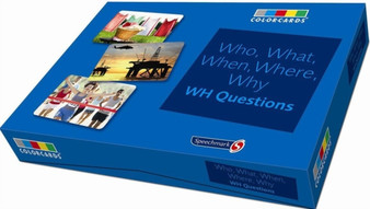 Who, What, When, Where Colorcards -Interrogative Pronouns : Wh Questions