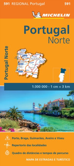 Portugal Norte - Michelin Regional Map 591 : Map