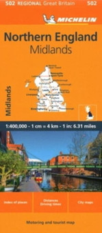 Northern England - Michelin Regional Map 502 : Map