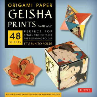 Origami Paper Geisha Prints 48 Sheets 6 34 (17 cm) : Large Tuttle Origami Paper: Origami Sheets Printed with 8 Different Designs (Instructions for 6 Projects Included)