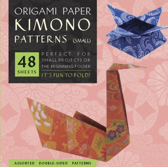 Origami Paper - Kimono Patterns - Small 6 34 - 48 Sheets : Tuttle Origami Paper: Origami Sheets Printed with 8 Different Designs: Instructions for 6 Projects Included