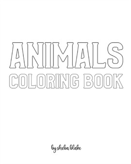 Animals with Scissor Skills Coloring Book for Children - Create Your Own Doodle Cover (8x10 Softcover Personalized Coloring Book / Activity Book) : 1