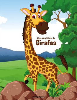 Livro para Colorir de Girafas : 1