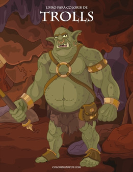 Livro para colorir de Trolls : 1