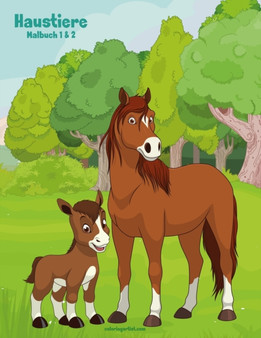 Haustiere Malbuch 1 & 2 : 12