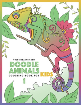 Doodle Animals Coloring Book for Kids 1 : 1