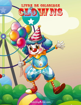 Livre de coloriage Clowns 1 : 1