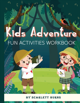 Kids Adventure : Fun Activities Workbook Brain Games for Clever Kids Word Search, Mazes, Coloring, Sudoku and More! Activity Book for Kids