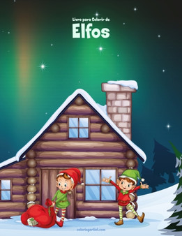 Livro para Colorir de Elfos : 1