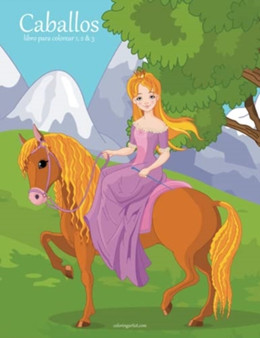 Caballos libro para colorear 1, 2 & 3