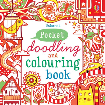 Pocket Doodling and Colouring Book Red
