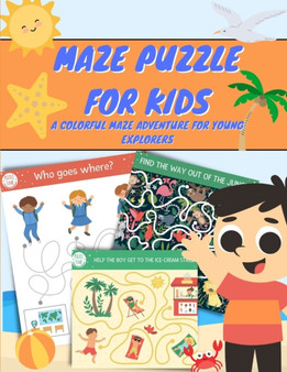 Maze Puzzle for Kids : A Colorful Maze Adventure for Young Explorers