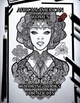 african american women coloring books for adults : Beautiful Black Women +50