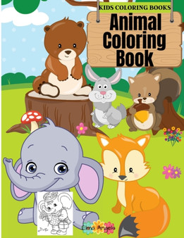 Kids Coloring Books Animal Coloring Book : Fun Coloring Book for Kids Ages 3 - 8, Page Large 8.5 x 11