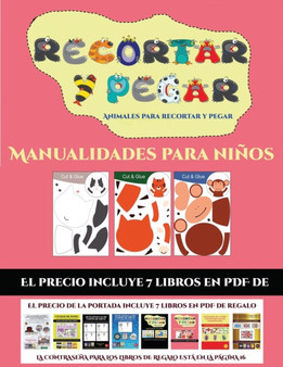 Manualidades para ninos (Animales para recortar y pegar) : 20 fichas de actividades infantiles de recortar y pegar disenadas para desarrollar las habilidades de corte con tijera en ninos de preescolar : 8