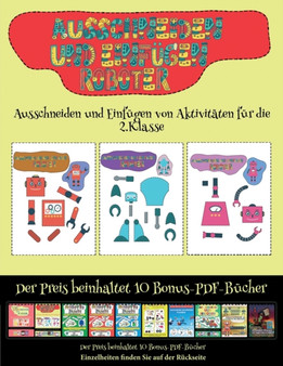 Ausschneiden und Einfugen von Aktivitaten fur die 2.Klasse : Ausschneiden und Einfugen - Roboter