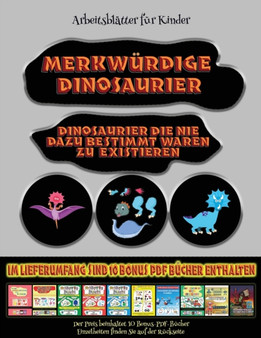 Arbeitsblatter fur Kinder : Merkwurdige Dinosaurier - Ausschneiden und Einfugen