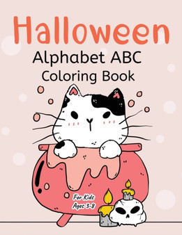 Halloween Alphabet Coloring Books For Kids : A-Z Spooky night Coloring Book
