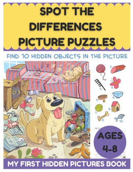 Spot The Differences Picture Puzzles Ages 4-8 - My First Hidden Pictures Book