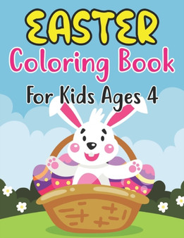Easter Coloring Book For Kids Ages 4 : 30 Big Easter Full Pages To Color Easy and Fun, Easter coloring book for kids & Preschool, Easter Gifts For kids