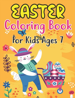 Easter Coloring Book For Kids Ages 7 : 30 Big Easter Full Pages To Color Easy and Fun, Easter coloring book for kids & Preschool, Easter Gifts For kids