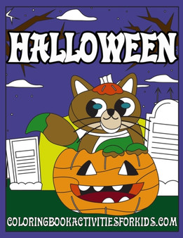 Coloring Book Activities For Kids : Halloween