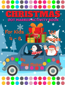 Christmas Dot Marker Activity Book for Kids 4 - 8