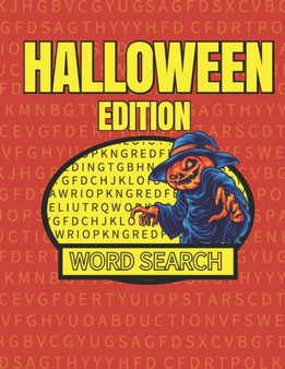 Halloween Edition Word Search : 50 Large Print Word Search Puzzles And Solutions