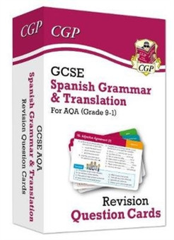 GCSE AQA Spanish: Grammar  Translation Revision Question Cards