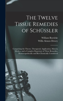 The Twelve Tissue Remedies of Schussler : Comprising the Theory, Therapeutic Application, Materia Medica, and a Complete Repertory of These Remedies. Homoeopathically and Bio-Chemically Considered by Willis Alonzo Dewey - Hardback