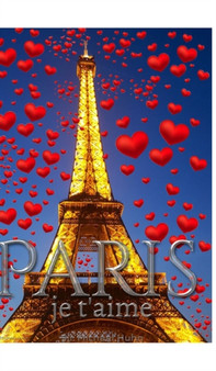 Paris je t'aims gold Eiffel Tower creative blank journal Notebook : Paris je t'aime Eiffel Tower creative blank journal Notebook by Sir Michael Huhn - Hardback