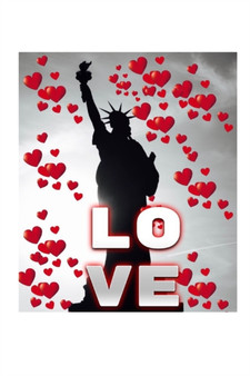 Statue Of Liberty Valentine's heart creative blank love journal : Statue Of Liberty Valentine's heart creative blank love journal by Sir Michael Huhn - Paperback