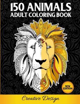 150 Animals - Adult Coloring Book by Creative Desing - Paperback