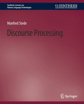 Discourse Processing by Manfred Stede - Paperback