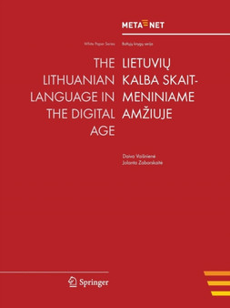 The Lithuanian Language in the Digital Age by Georg Rehm - Paperback