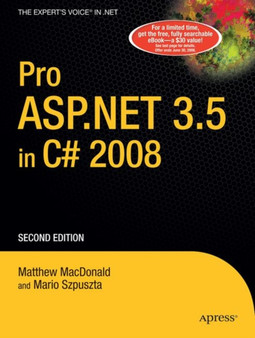 Pro ASP.NET 3.5 in C# 2008 by Matthew MacDonald - Paperback