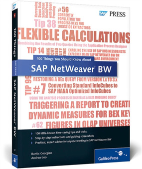 100 Things You Should Know About SAP Netweaver BW by Andrew Joo - Paperback
