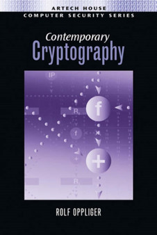 Contemporary Cryptography by Rolf Oppliger - Hardback