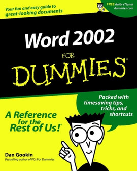Word 2002 For Dummies by Dan Gookin - Paperback