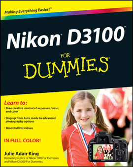 Nikon D3100 For Dummies by Julie Adair King - Paperback