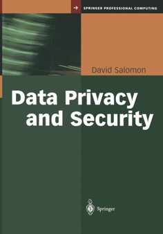 Data Privacy and Security by David Salomon - Paperback