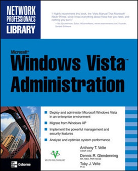 Microsoft Windows Vista Administration by Anthony Velte - Paperback
